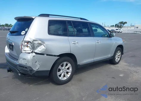 2012 Toyota Highlander Base V6 from USA, damaged, VIN 5TDZK3EH1CS056614